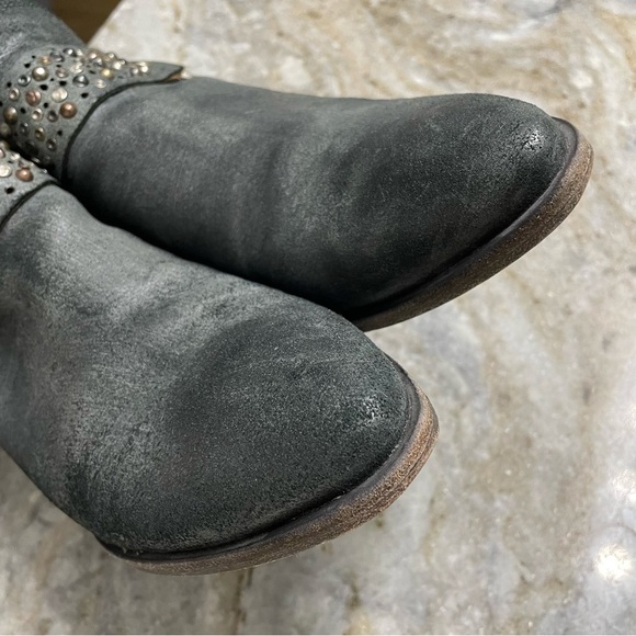 FRYE Ray Deco Fashion Leather Booties / Ankle Boots Women’s 9.5 - Picture 7 of 12